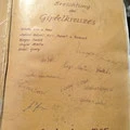 altes Gipfelbuch, hier ist nicht viel los: Peiderspitze