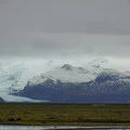 riesige Gletscher bis zum Meer