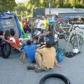 alle Teams sind schon weg außer Team Vertriders