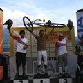 3x Liteville am Podest und einmal Felt in der Luft